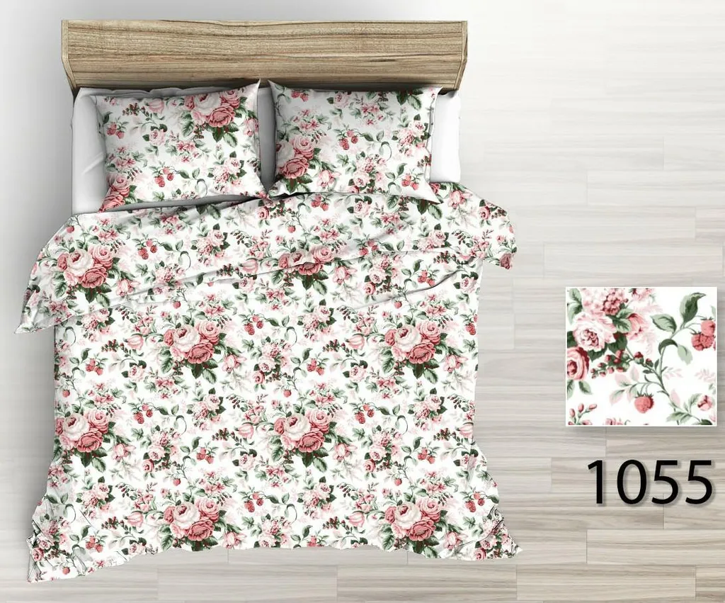Cadre de Lit Complet 160x200 KARO en Lin Coloris Blanc et Bordeaux