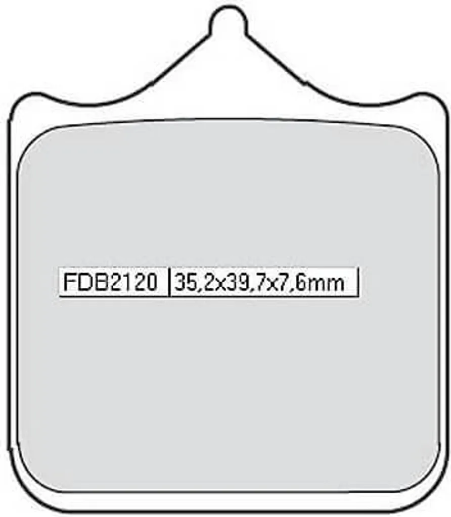 Plaquettes de frein frittées FERODO Racing FDB 2123 XRAC haute pression