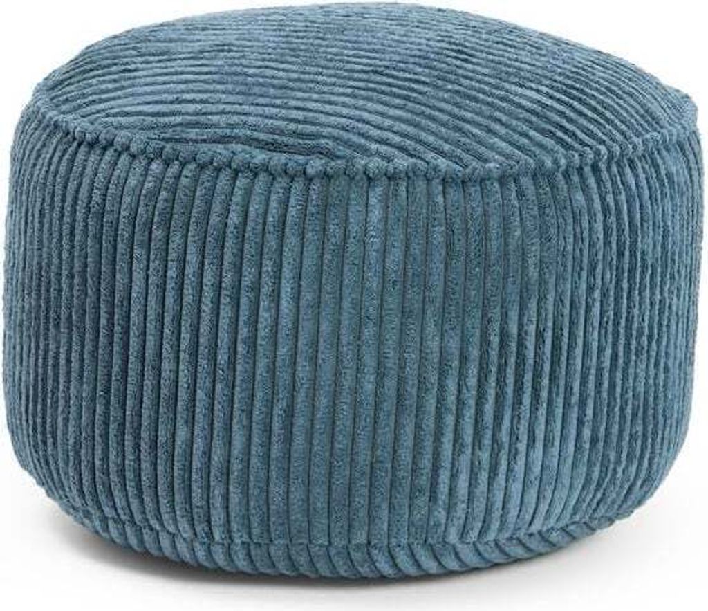 LUMALAND Pouf Pouf Cord - Blu navy Immagine del prodotto 