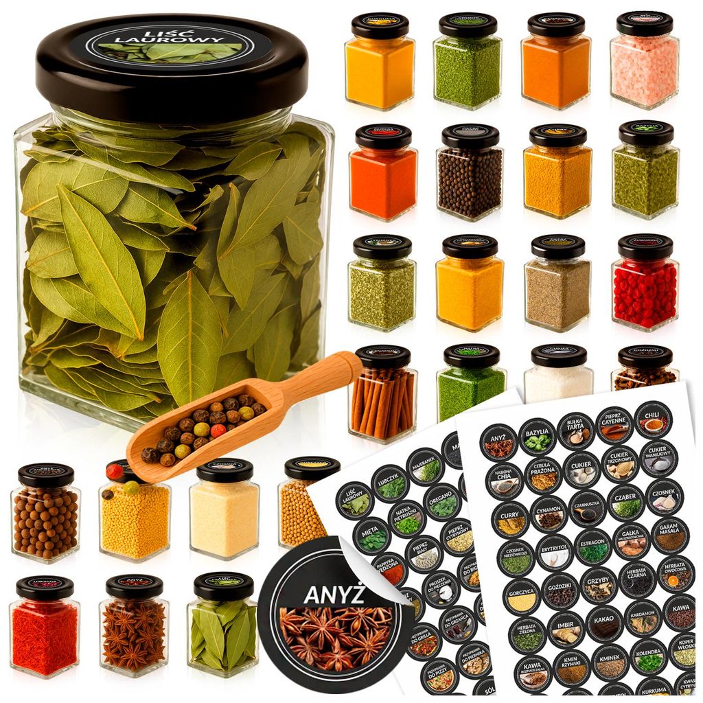SuperButelki - 24x Słoiczki na przyprawy, 120 ml, pojemniki Zdjęcie produktu 