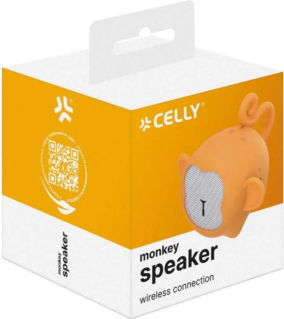 Celly Monkey Bluetooth-lautsprecher Arancione Arancione Taglia unica - 6
