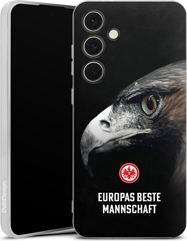 DeinDesign Handyhülle für Samsung Galaxy S24 FE 5G Silikon Hülle Case Smartphone Schutzhülle Europameisterschaft Eintracht Frankfurt Offizielle...