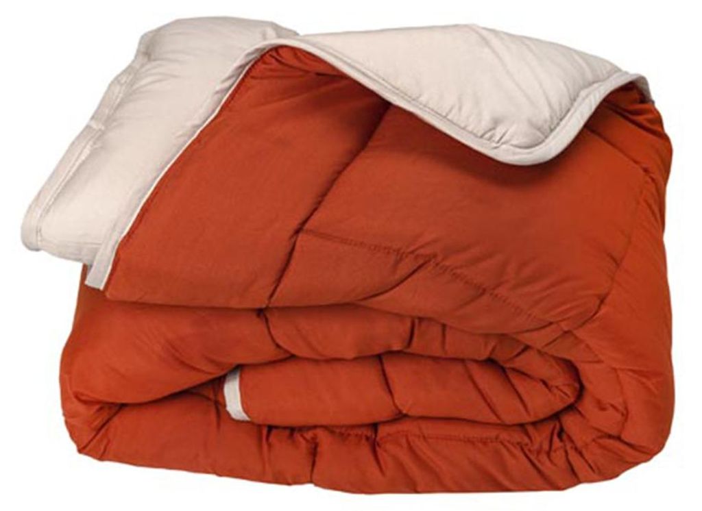Warme zweifarbige Mikrofaser-Bettdecke 400 gr/m2