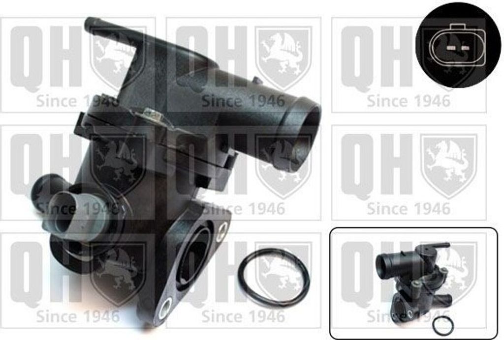 QUINTON HAZELL Thermostat Kühlmittel 88°C für SKODA Fabia I Combi (6Y5) FABIA (6Y2) Octavia I Combi (1U5) FABIA Stufenheck (6Y3) Fabia I Praktik...