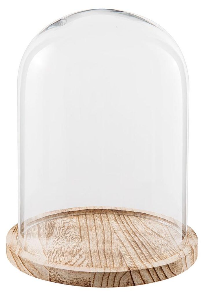 Clayre & Eef Glocke Ø 23x29 cm Glas Produktbild 