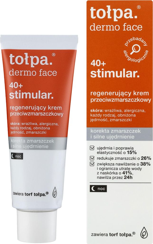 TOŁPA Dermo Face Stimular 40+ Regenerierende Anti-Falten-Nachtcreme 40 ml