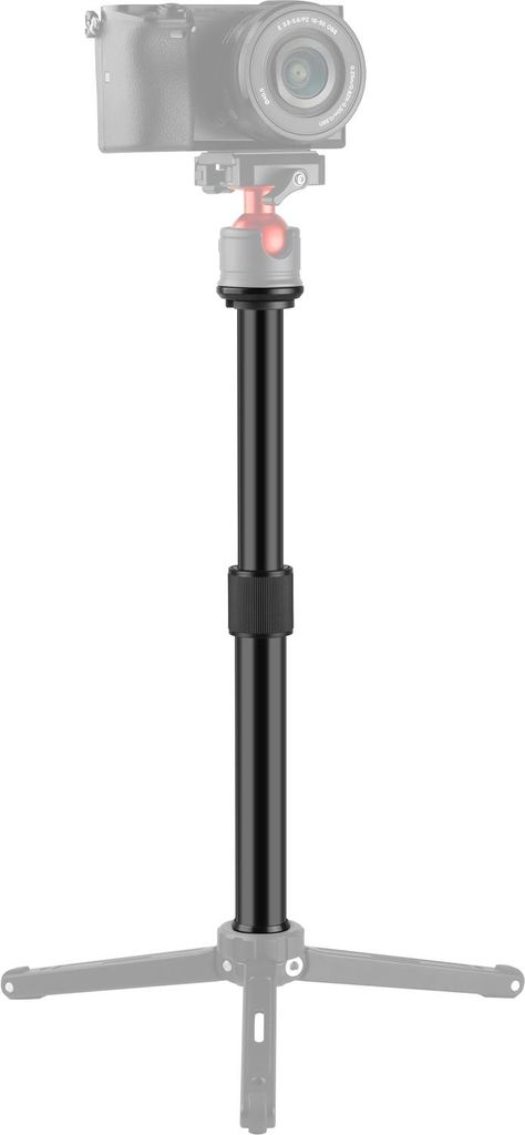 Ausziehbare Verlängerungsstange aus Aluminiumlegierung, 19–31 cm, universelle 1/4-Zoll-3/8-Zoll-Schnittstelle mit 2 Stück 1/4 bis 3/8 Adaptersc...