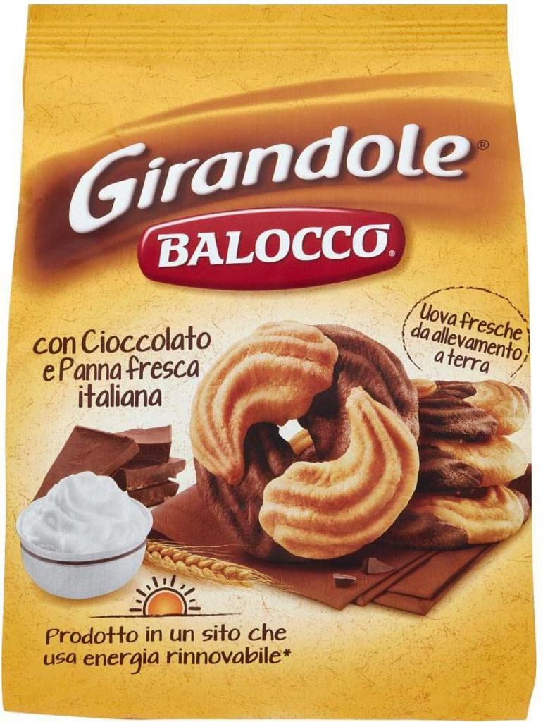 Balocco Girandole kekse mit Schokolade und Sahne 350g biscuits cookies