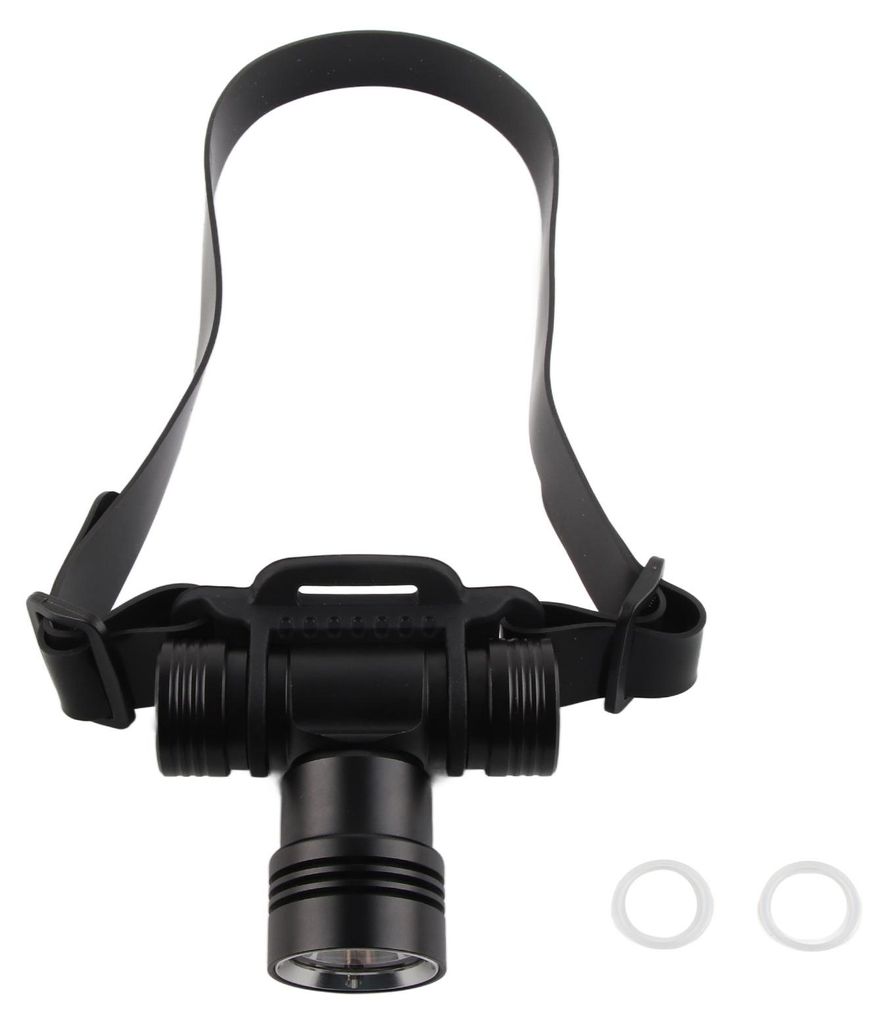 Tauchscheinwerfer 8000LM 3 Beleuchtung Amphibien-Aluminiumlegierung IPX8 Wasserdichtes gelbes Licht 100m Unterwasser-Schwimmscheinwerfer