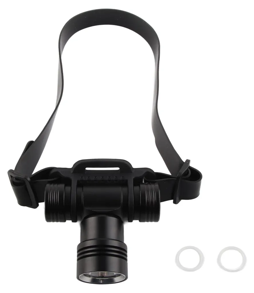 Projecteur de plongée IPX8 en aluminium 8000LM robuste et amphibie 100m