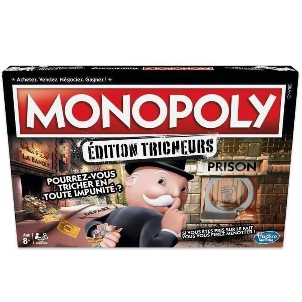 Gioco da tavolo Tricheurs Monopoly Edizione 2018 (FR) Immagine del prodotto 
