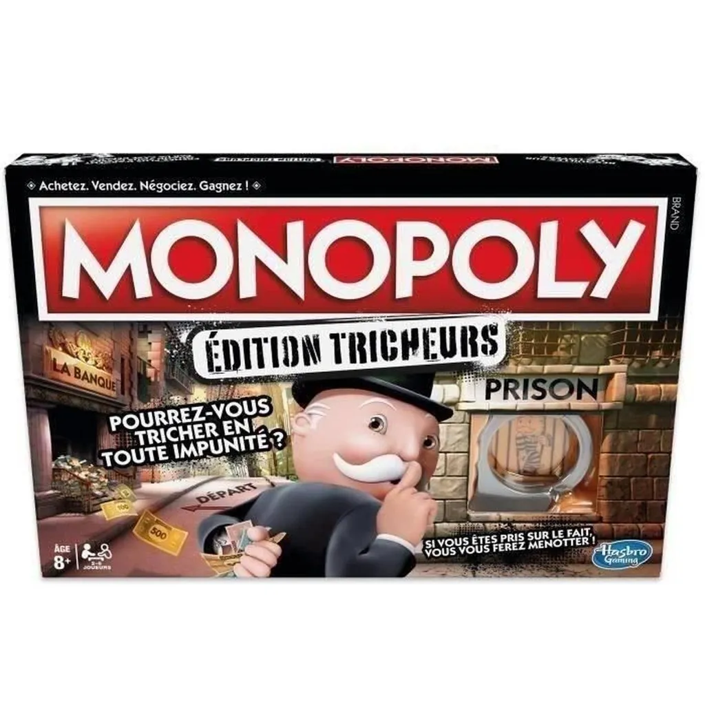 Monopoly Cheats 2018 - Jeu de Soirée Idéal pour Amis et Grande Famille
