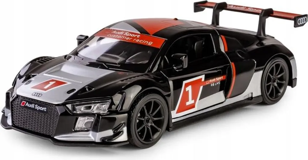 Voiture miniature Audi R8 2015 noire RMZ City 1:32 modèle H-125 81253