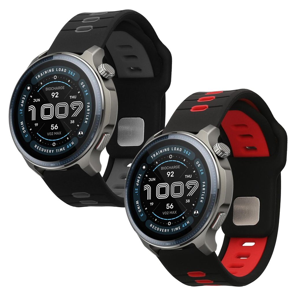 kwmobile 2x Uhrenarmband für 22mm Amazfit Bip 6 / Bip 5 Produktbild 