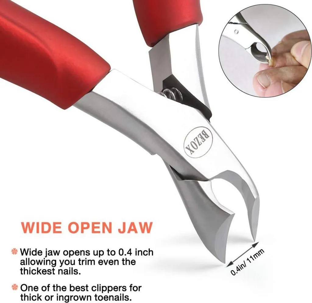 Coupe-ongles de Pédicure Professionnel avec Manche Souple Ergonomique - 4