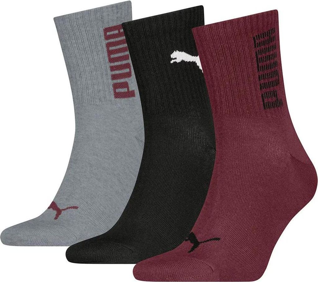 Puma 701233660 Kurze Socken 3 Paare Mehrfarbig EU 39-42 Produktbild 