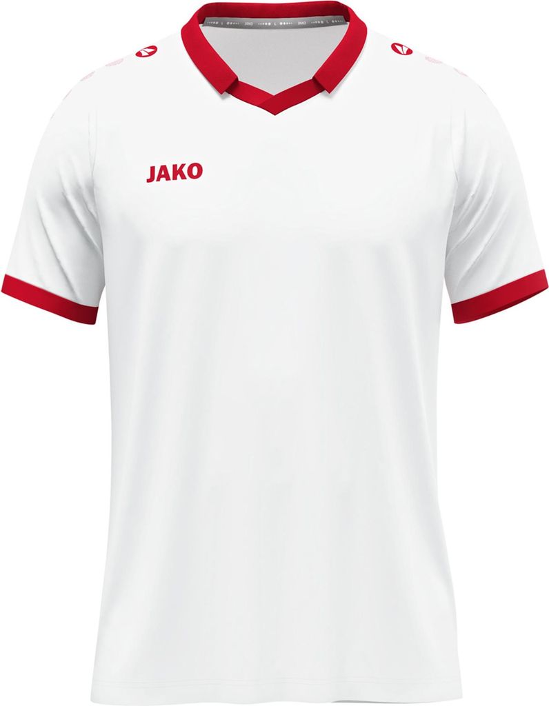 JAKO Unisex Trikot Glory KA - 4251, Farbe:weiß/rot, Größe:M