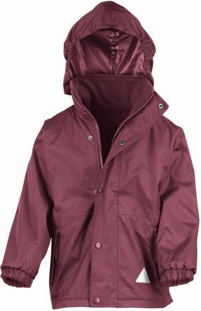 Result - Jacke wendbar für Kinder PC6787 (98) (Burgunderrot)