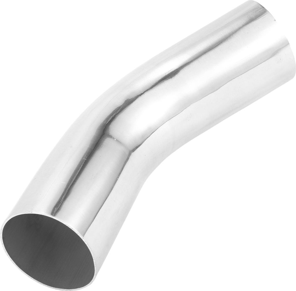80mm/3.1"OD 45 Grad Biegung 6061 Aluminiumlegierung Rohr Intercooler Oberflächenpolierung Ansaugschlauchverbindung Doppelter Flachkopf 150mm 5.9" ...