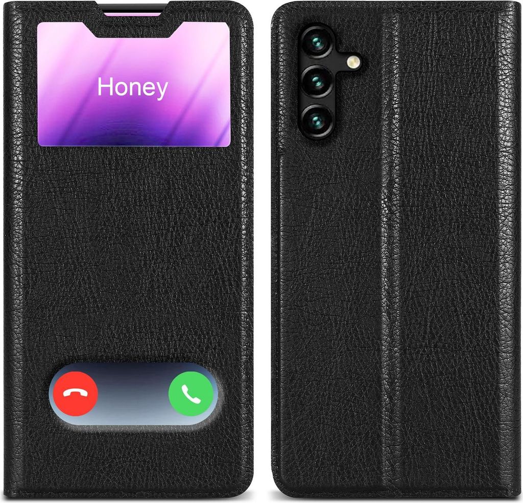 Cadorabo Schutzhülle für Samsung Galaxy A13 5G Hülle in Schwarz Handyhülle Book Case Cover Etui