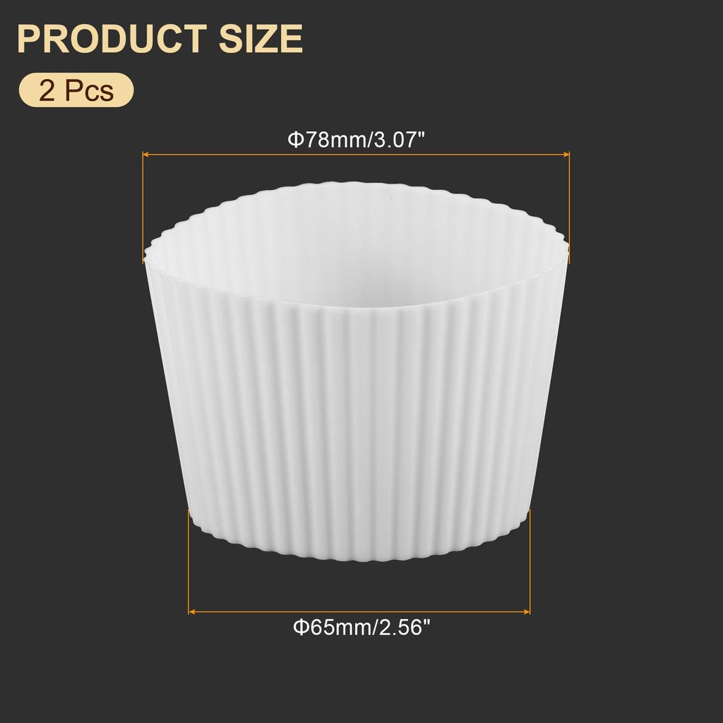 2 Stš¹ck 90mm Silikon Becherhš¹llen Kaffeetassenhš¹lse Hitzebest?ndige Silikon rutschfeste Silikon Becherhš¹lle fš¹r Kaffee Becherabdecku...