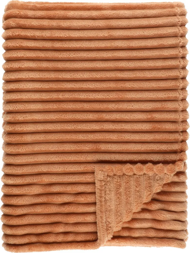 Couverture rayée MORRIS 140x200 cm idéale pour vos soirées cocooning