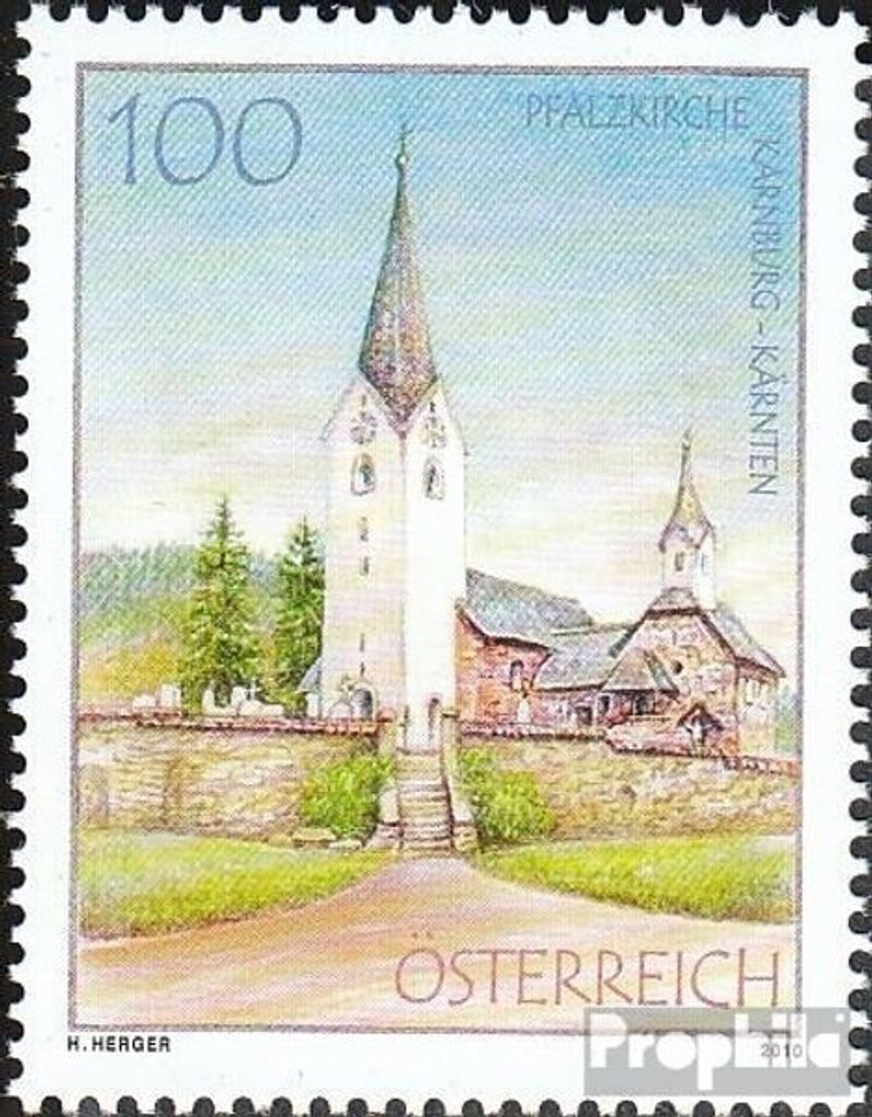 Briefmarken Österreich 2010 Mi 2878 (kompl.Ausg.) gestempelt Älteste Kirchen