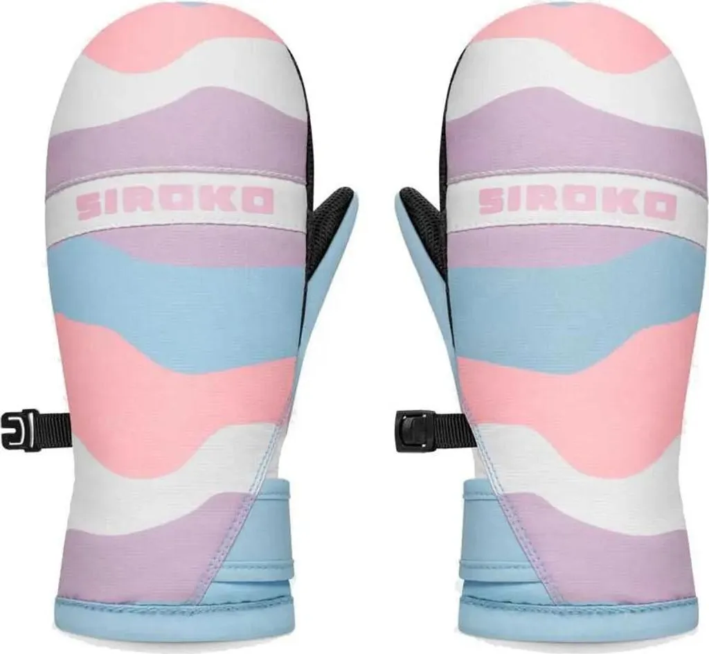 Gants Cyclisme Siroko Mermaid Rose 7-8 ans - Paume Rembourrée Fille
