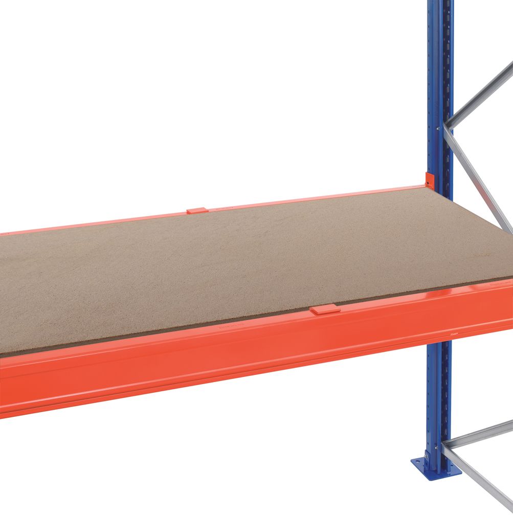 Spanplattenebene 3600x1100x38 mm - incl. 6 versenkte Tiefenauflagen