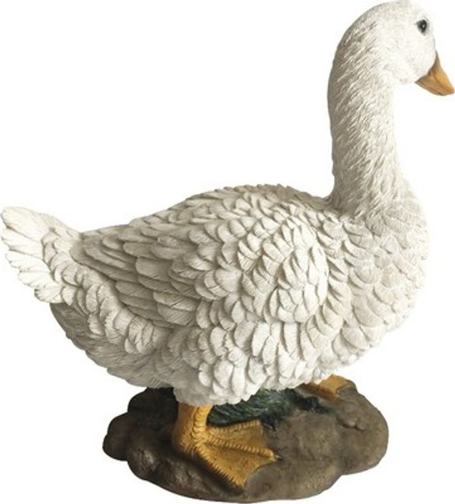 Dekofigur Lafiora Gans 31,4 cm weiß