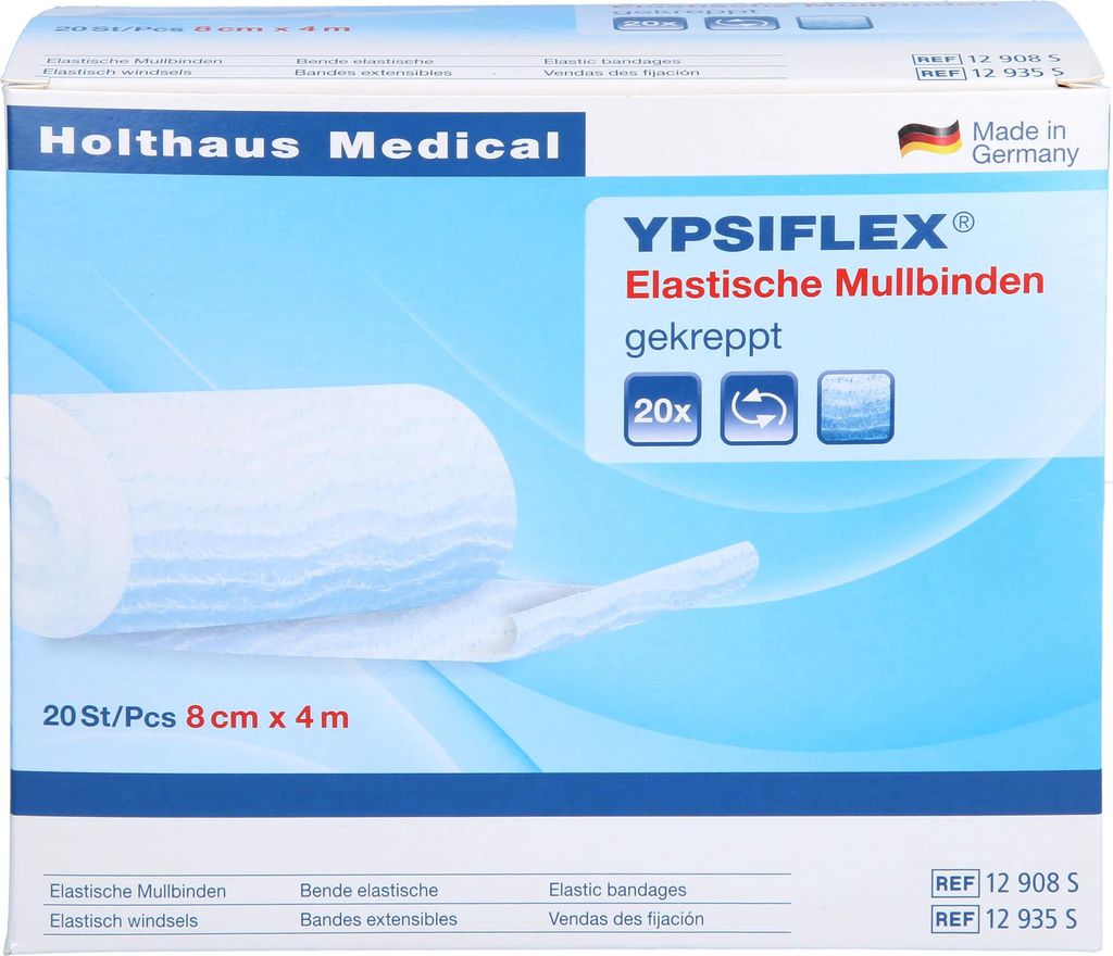 Holthaus Medical 12935S Holthaus Mullbinde 4mx8cm 20St Zdjęcie produktu 