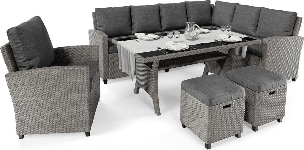 di volio Gartenmöbel-Set ROSSANO, Terrassenmöbel Lounge Set Produktbild 