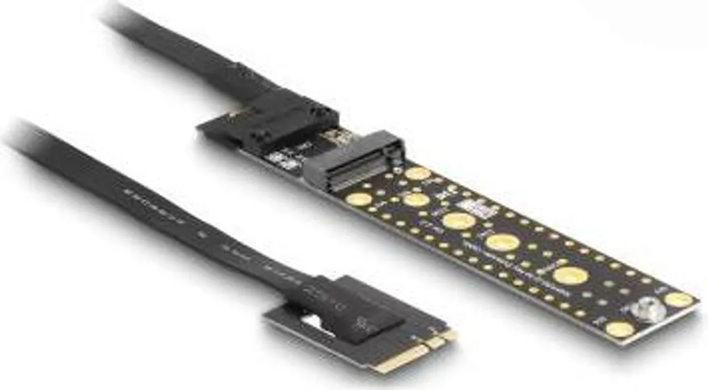 Installer un SSD M.2 sur Slot A+E : Solution Carte Riser NVMe Clé M DELOCK