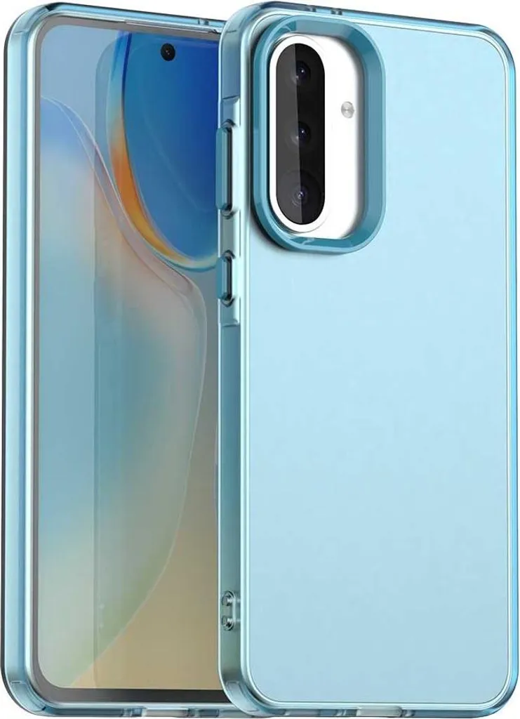 Custodia Samsung Galaxy A56 A36 Phonesta HardFrost Blu - Anti-Shock