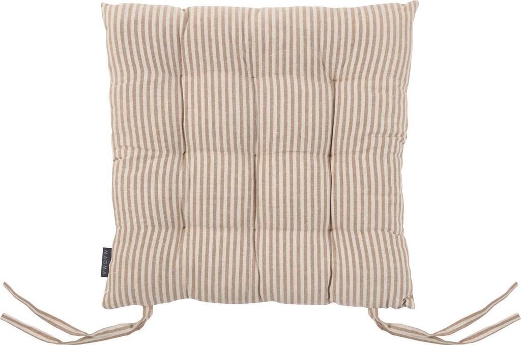 MAGMA Heimtex - Stuhlkissen - Oslo - 40 x 40 cm - Beige Produktbild 