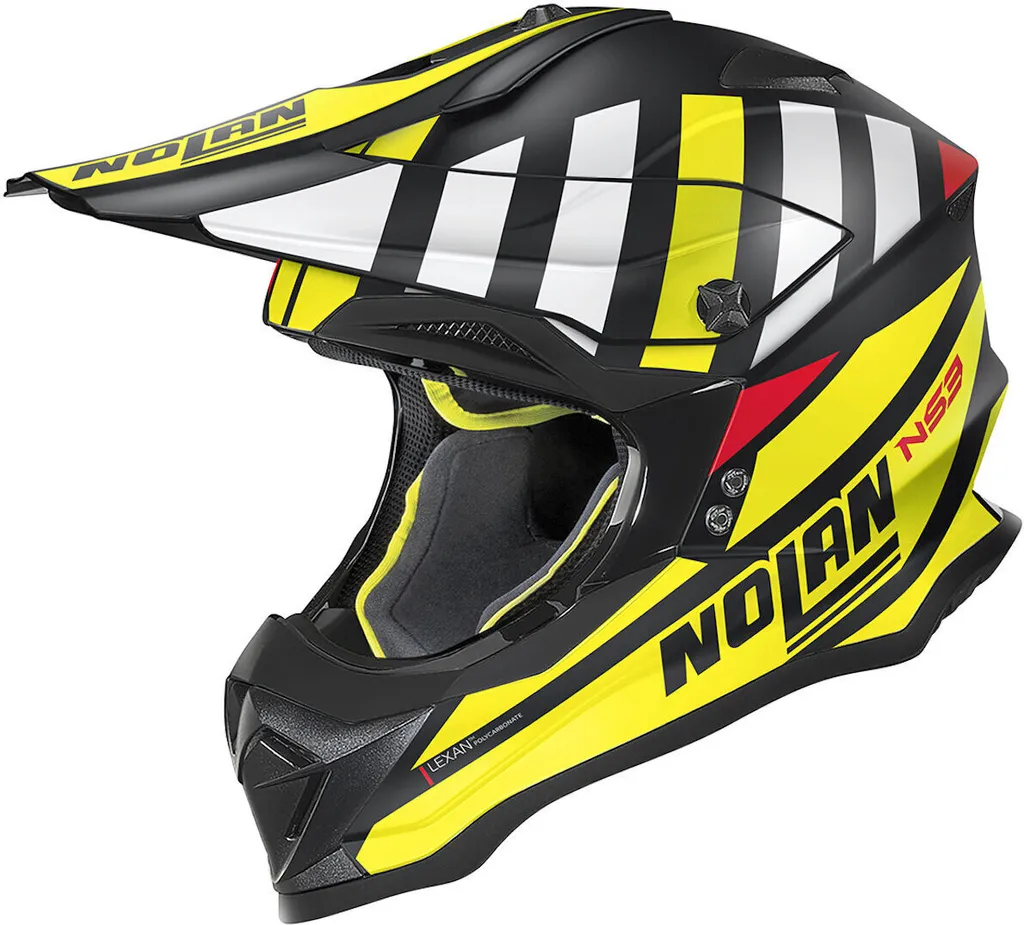 Casque Motocross Nolan N53 Cliffjumper Idéal Enduro et Piste de Cross
