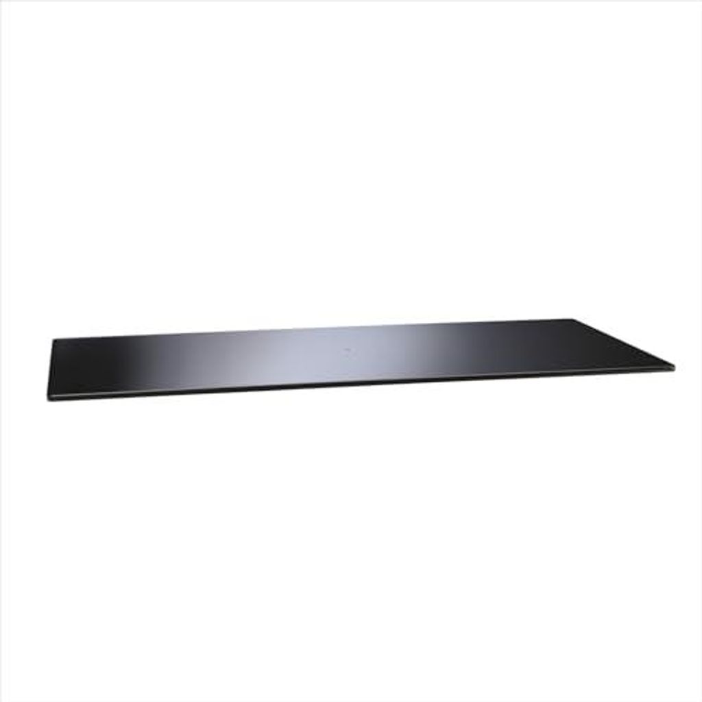 Meliconi Rotobase Elite L, zwart, gehard glas, 1 plank, Productafbeelding 