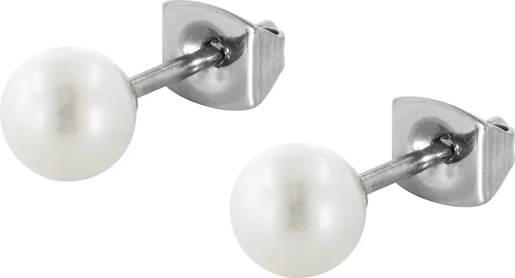 Boucles d'oreilles Boccia 0535-01 titane pur anti-allergie confort optimal