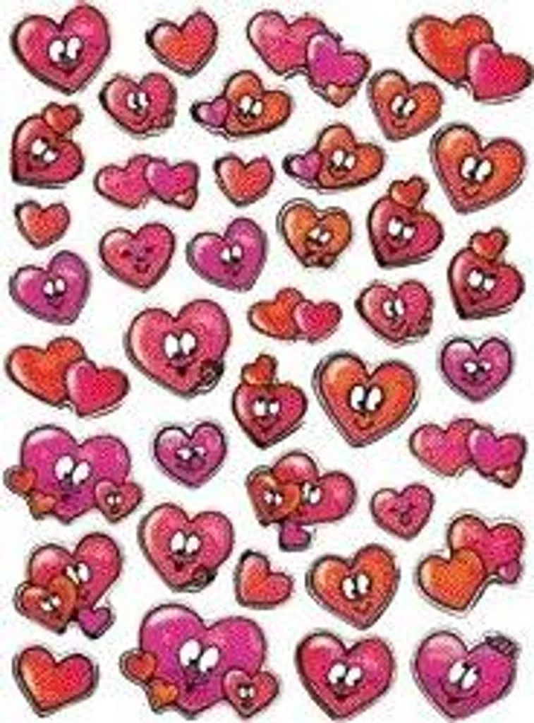 Adesivi Magic Occhi di Cuore Stone Z-Design - Decorazione Trendy VE10