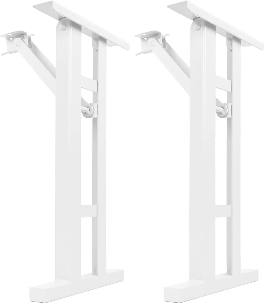 Natural Goods Berlin Struttura Panca I-FORM Bianco H43xL23cm Set 2 Pezzi
