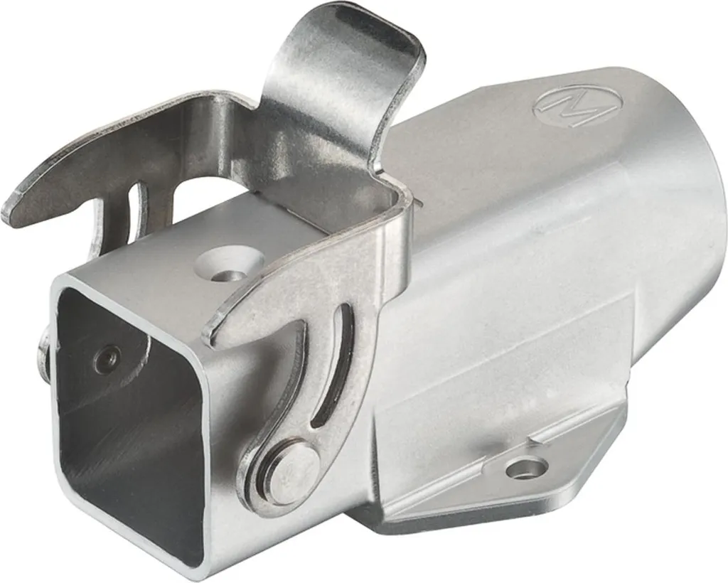 Boîtier HARTING Han 3A INOX fond ouvert M20 sortie droite anticorrosion