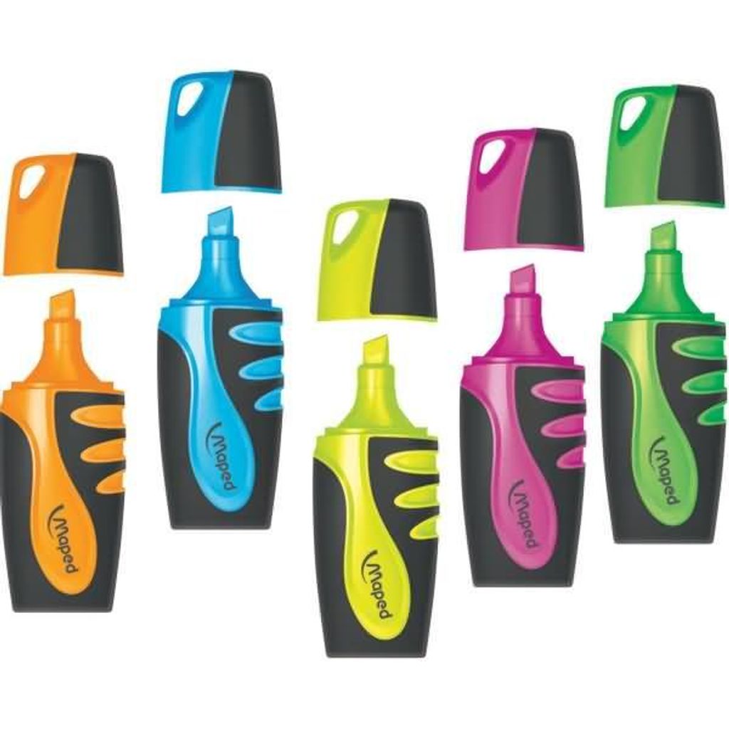 Textmarker Fluo Peps Soft Pocket farbig sortiert