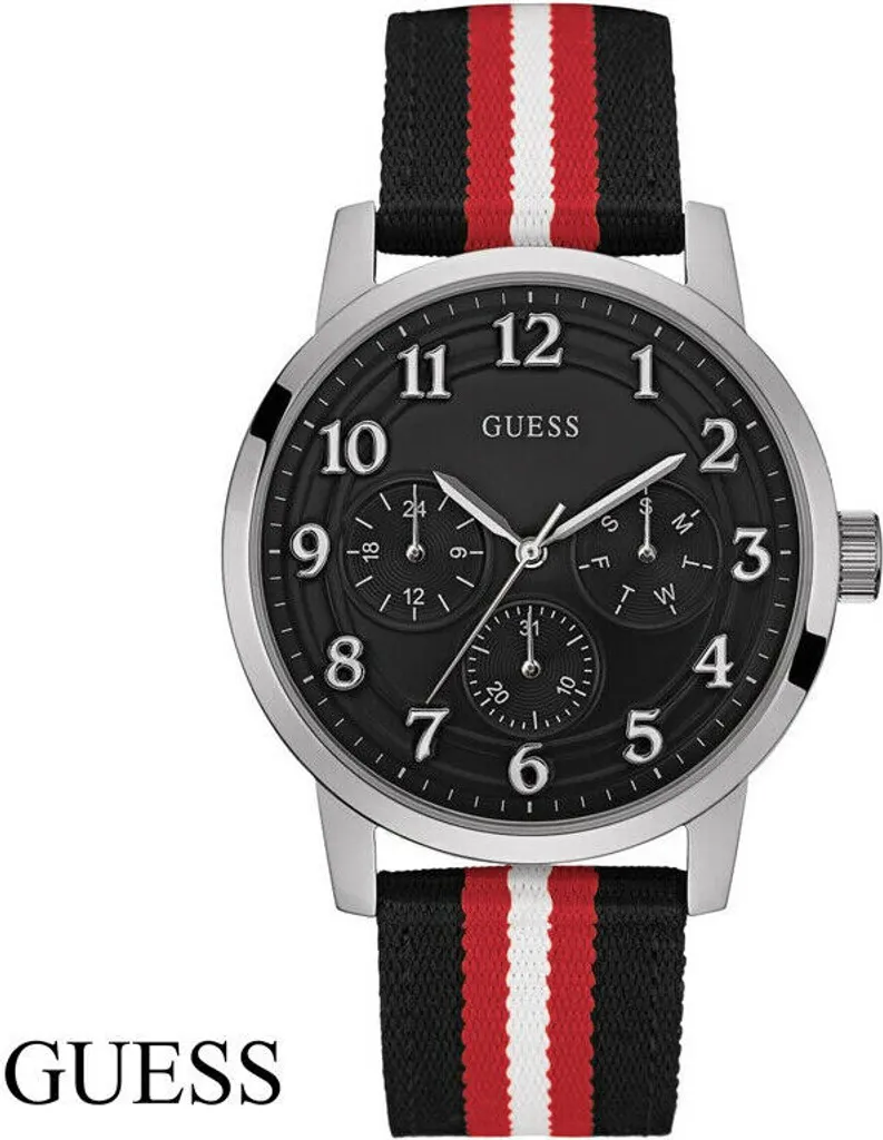 Orologio Guess Brooklyn W0975G1 Uomo: Eleganza Urbana e Design Nero