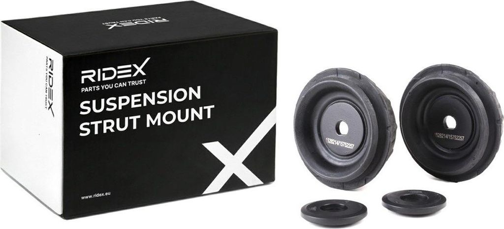 RIDEX 1180S0477 Federbeinstützlager Vorne für HYUNDAI i20 (PB, PBT) für KIA RIO III (UB)