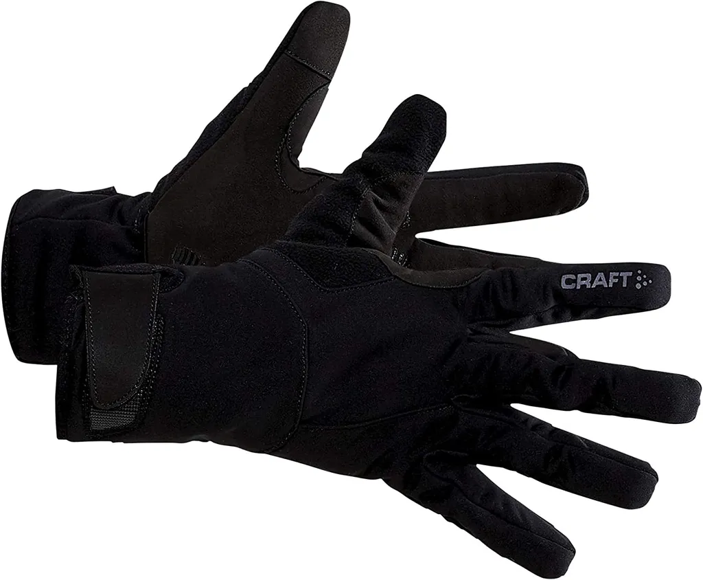 Gants de course Craft PRO Insulate Noir Taille XL - Protection Thermique