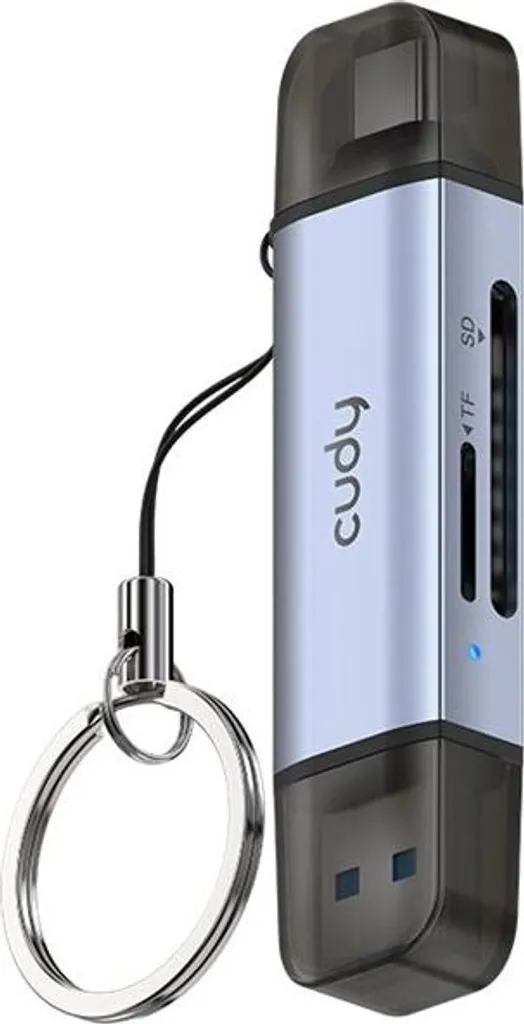 Cudy UH200 Lettore Schede SD MicroSD USB 3.0 e USB-C 2-in-1