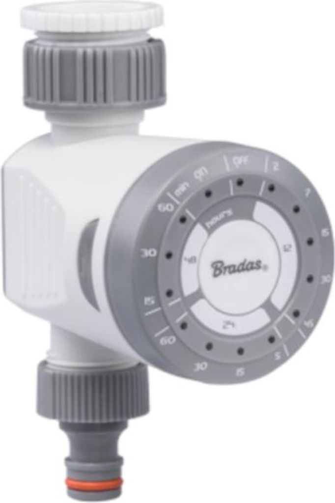 Preis-Zone 1526 - Elektronische Zeitschaltuhr zur el Bewässerung von Grünflächen, Hahnanschluss mit 3/4" und 1" Reduzierstück