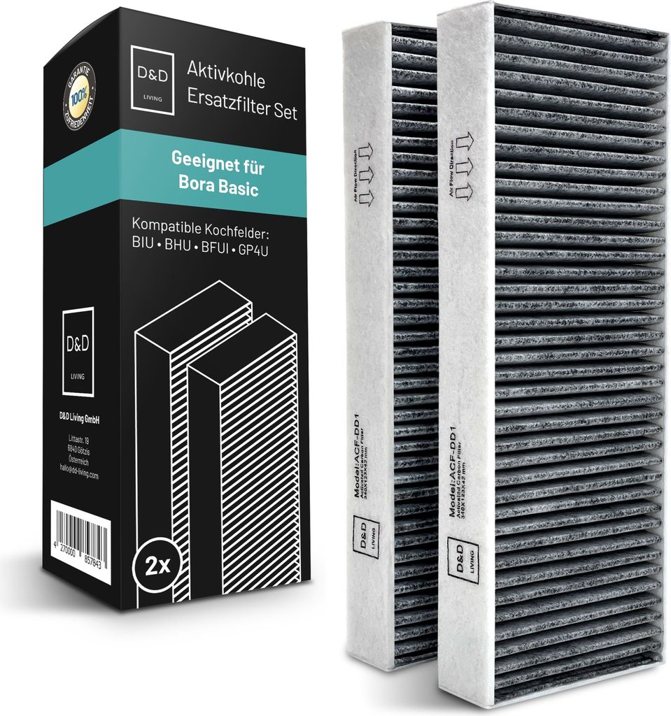 Vhbw 2x Aktivkohlefilter Kompatibel Mit Hotpoint-Ariston HHPC9.5FAMK