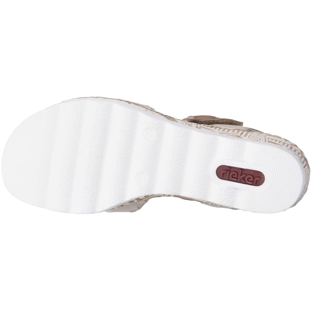 Rieker Keilsandaletten 67173 Damen 31353430373139 Beige 37 Produktbild 5