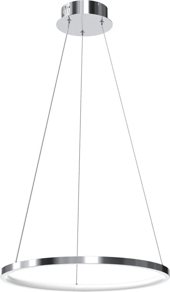 Suspension LED Circulaire ROTONDA ML7940 Chrome pour Salon Moderne